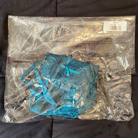 Lulu’s Turquoise Sheer Lace Bodysuit - Picture 10 of 12